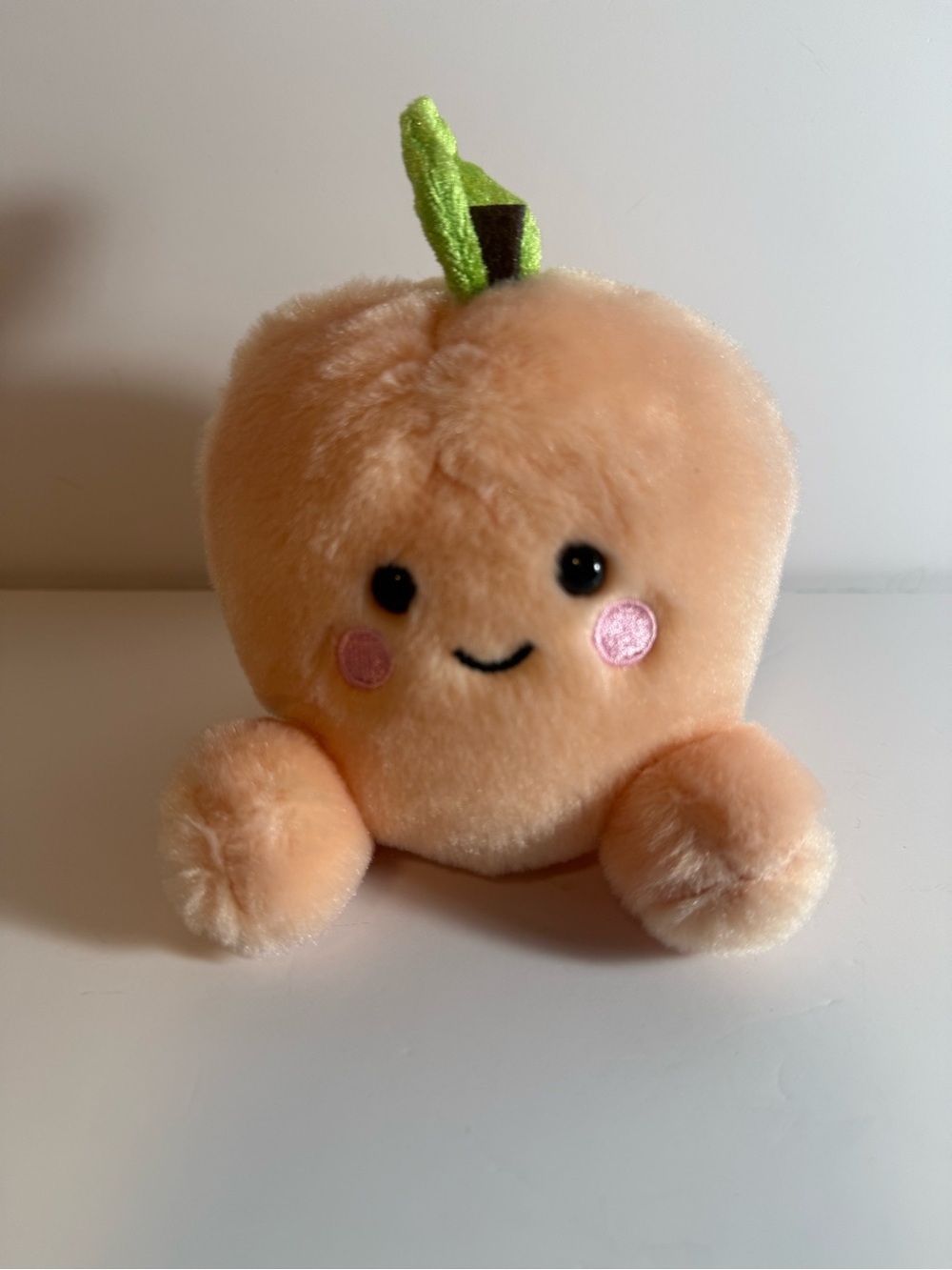 Aurora - Palm Pals - 4.5" Mellow Peach Adorable Stuffed Animal New Without Tag